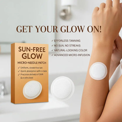 Sun-Free Glow Patches - 10PCS Microdart Tanning Patches for Men & Women