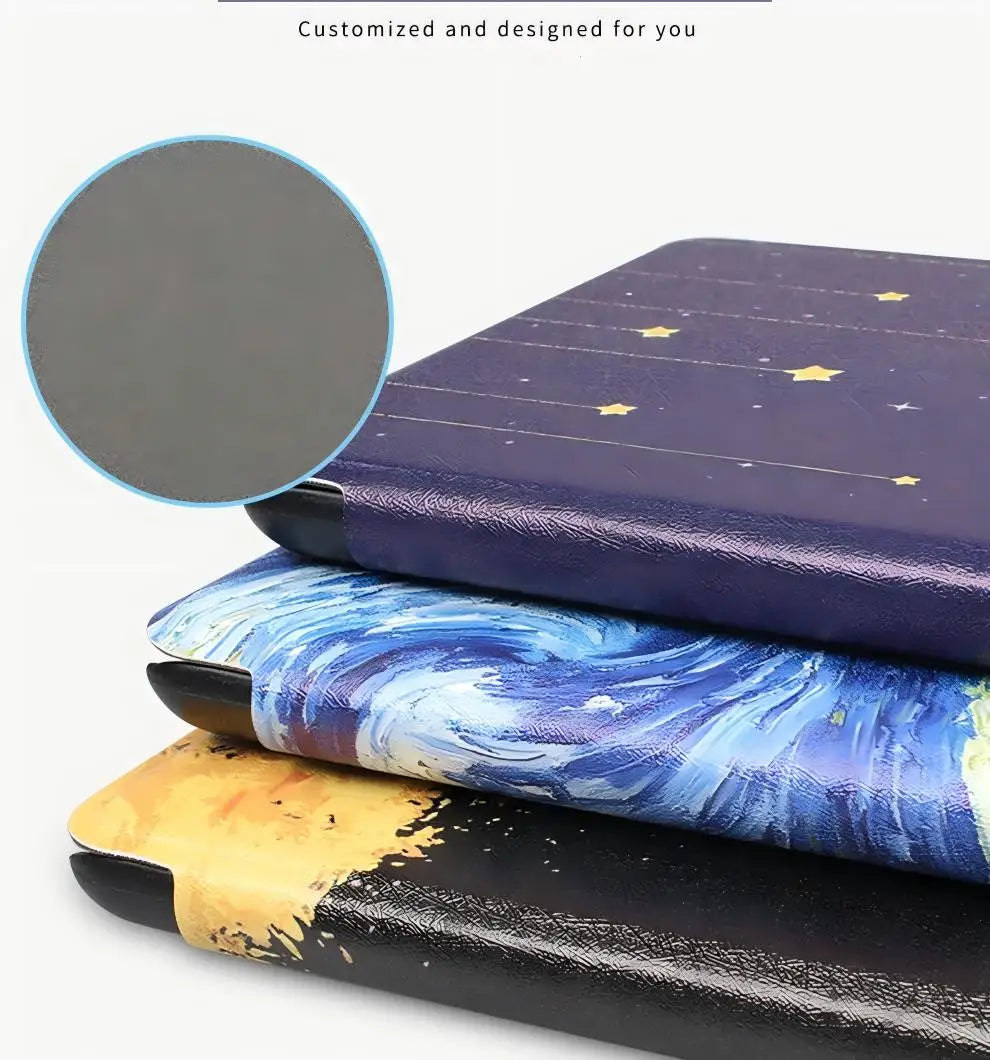 6" Kindle 11th Generation 2024 Case | PU Leather Ebook Cover with Hand Strap & Auto Wake Sleep