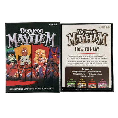 Dungeon Mayhem Card Game - Family Fun Board Game Deck for Party Play & Strategy Entertainment