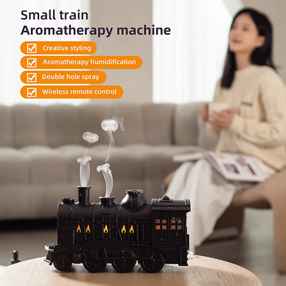 Aierwill Train Air Humidifier – Ultrasonic Aromatherapy Diffuser with Mist Maker, Essential Oil Aroma Diffuser, Remote Control