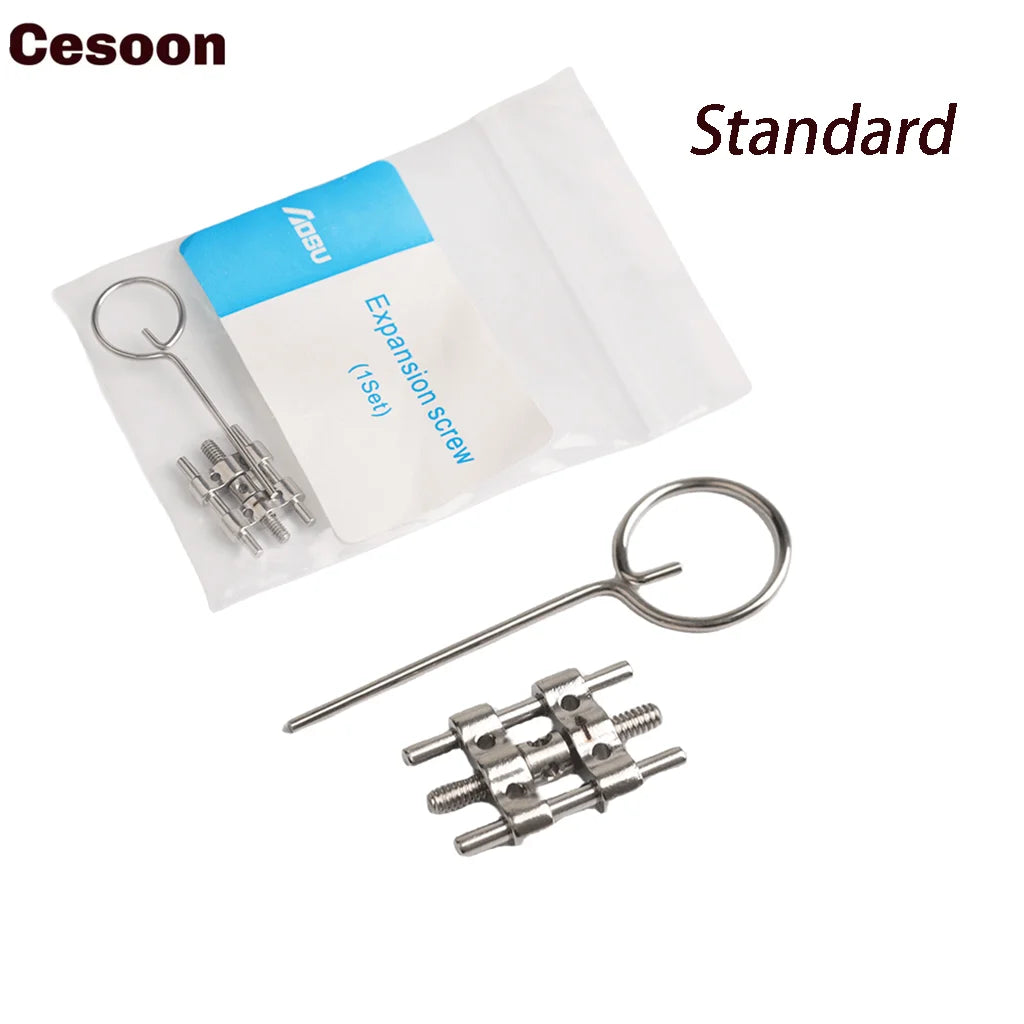 Dental Expansion Screw Ortho Expander – Rapid Palatal Tool with Swivel Keys for Orthodontic Frame (8/9/11/13mm)