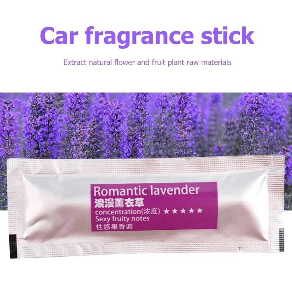 Car Air Vent Clip Freshener – Osmanthus & Lemon Aroma Sticks, Cologne Refills for Car Air Freshener Supplement