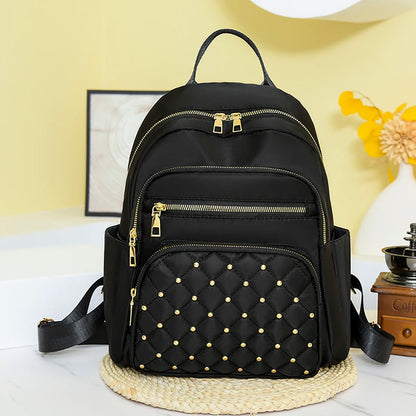 Luxury Designer Women's Oxford Rucksack - High-Quality, Small Schoolbag for Youth and Students, Leisure Outdoor Backpack, Travel Shoulder Bag