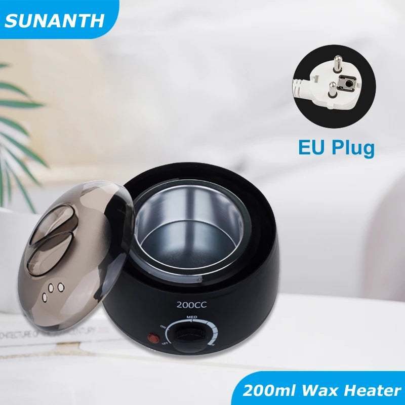 200/500ml Electric Wax Heater – Hot Paraffin Pot for Hair Removal & Waxing