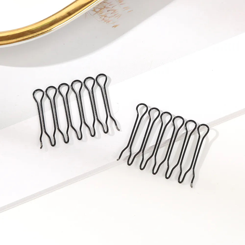 AWAYTR Women's Invisible Broken Hair Hairpin - Tiara Tools Roll Curve Needle Bangs Fixed Insert Comb - Styling Accessories