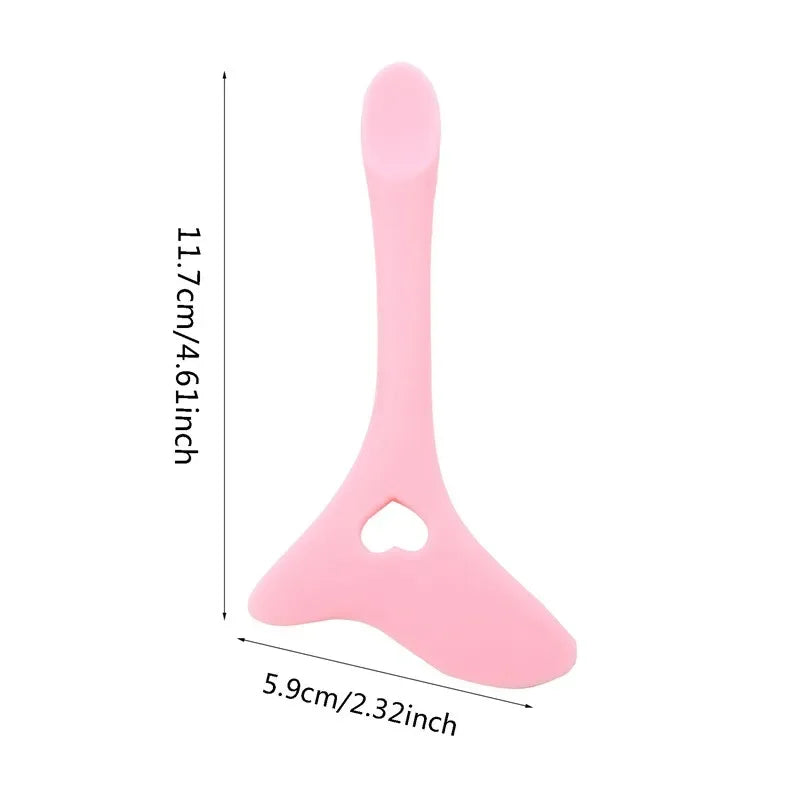 Multi-Functional Eyeliner Stencil - Wing Tips & Lipstick Aid, Reusable Silicone Makeup Tools