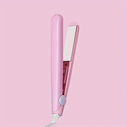 Mini Hair Straightener – Quick Heating Multi-Color Ceramic Plate for Bangs, Curling & Straightening