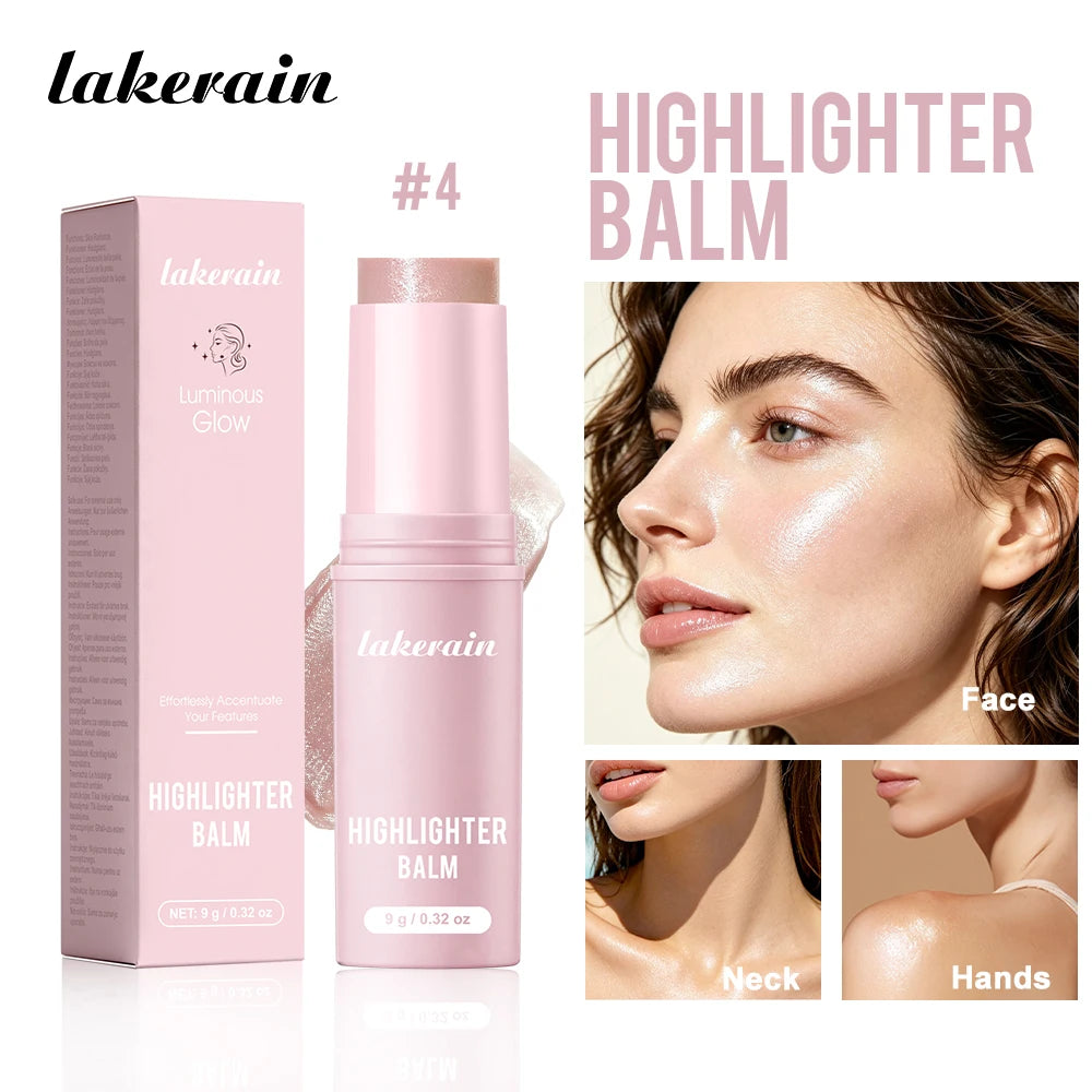 Wrinkle Bounce Multi Balm Stick - Deep Hydrating Pink Facial Balm and Makeup Base for Smooth, Glowing Skin