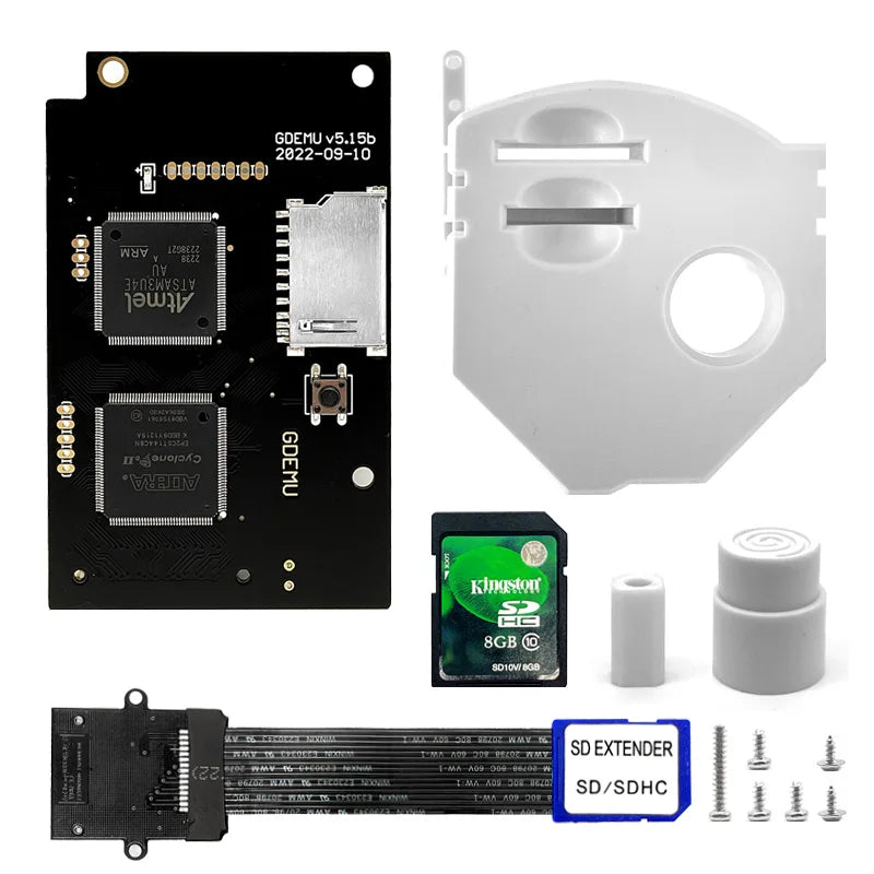 GDEMU V5.20 Optical Drive Simulation Board for SEGA Dreamcast – SD Extension for GDU DC VA1 Console