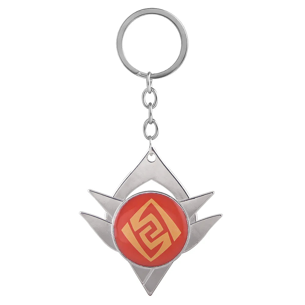 Genshin Impact Venti Eye Keychain 1:1 – Luminous Anime Cosplay Key Ring Backpack Pendant Gaming Accessories Gift