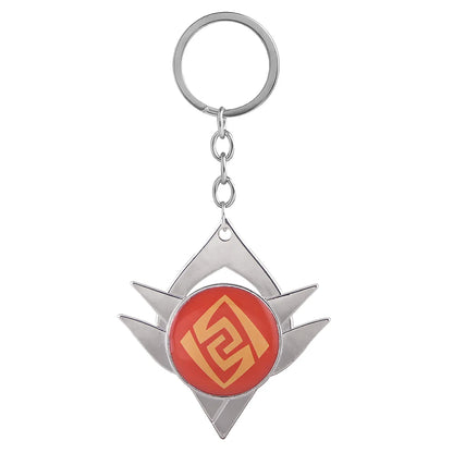 Genshin Impact Venti Eye Keychain 1:1 – Luminous Anime Cosplay Key Ring Backpack Pendant Gaming Accessories Gift