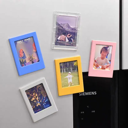 3-Inch Magnetic Photo Frames for Fujifilm Instax Mini – Compatible with Mini 12/11/Evo/40/7+/25/90/99/SE/Link2/3 Film
