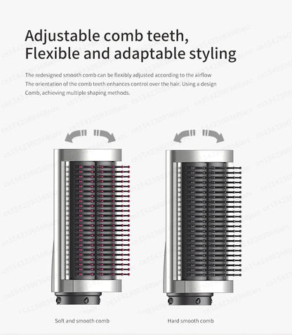 Hair Styler Nozzle for Dyson Airwrap HS01/HS05 – Multi Hair Curler & Smoothing Brush Accessory