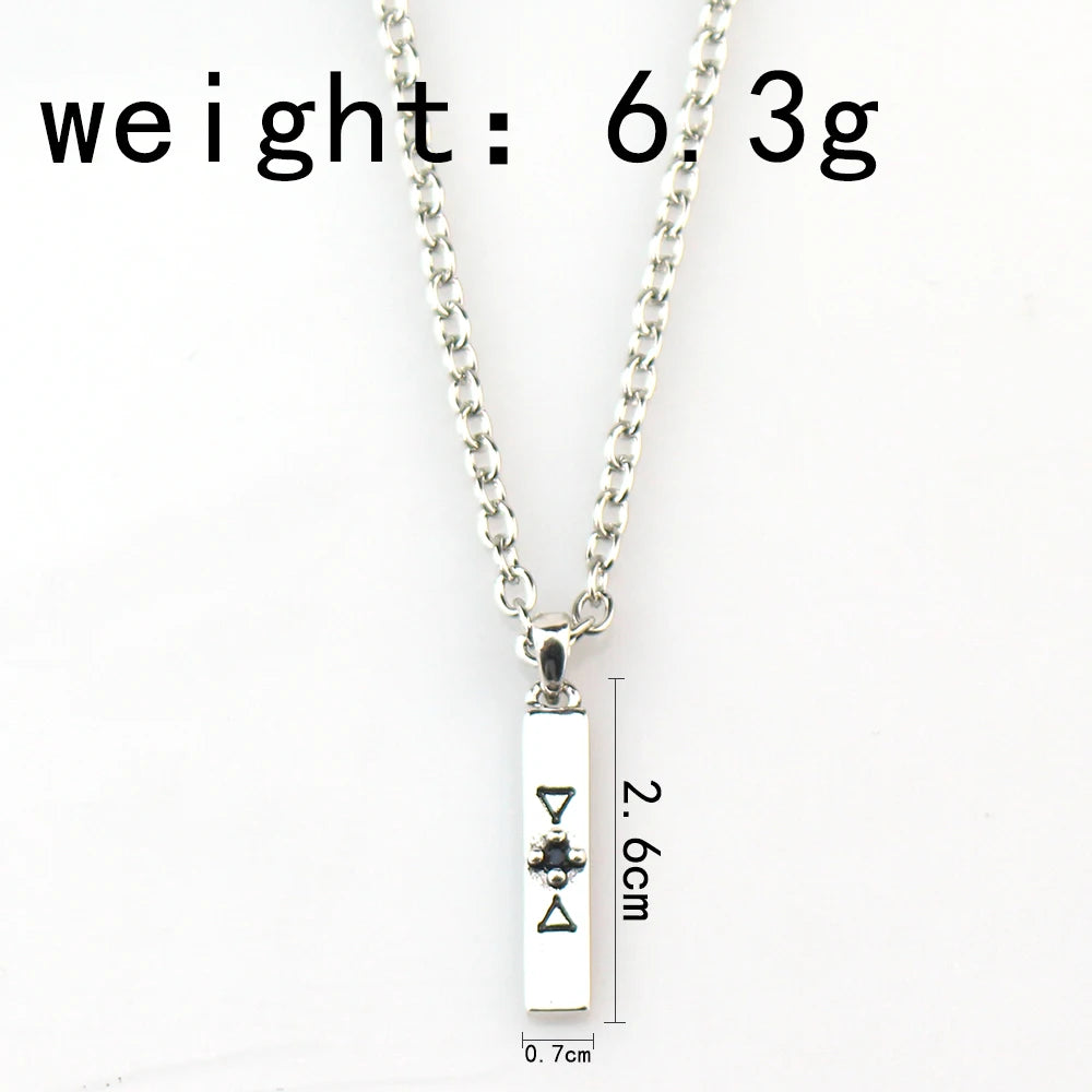 Jujutsu Kaisen Fushiguro Toji Sword Necklace - Spear of Tianri Knife Cosplay Pendant Choker Jewelry for Fans