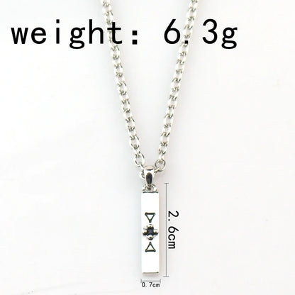 Jujutsu Kaisen Fushiguro Toji Sword Necklace - Spear of Tianri Knife Cosplay Pendant Choker Jewelry for Fans