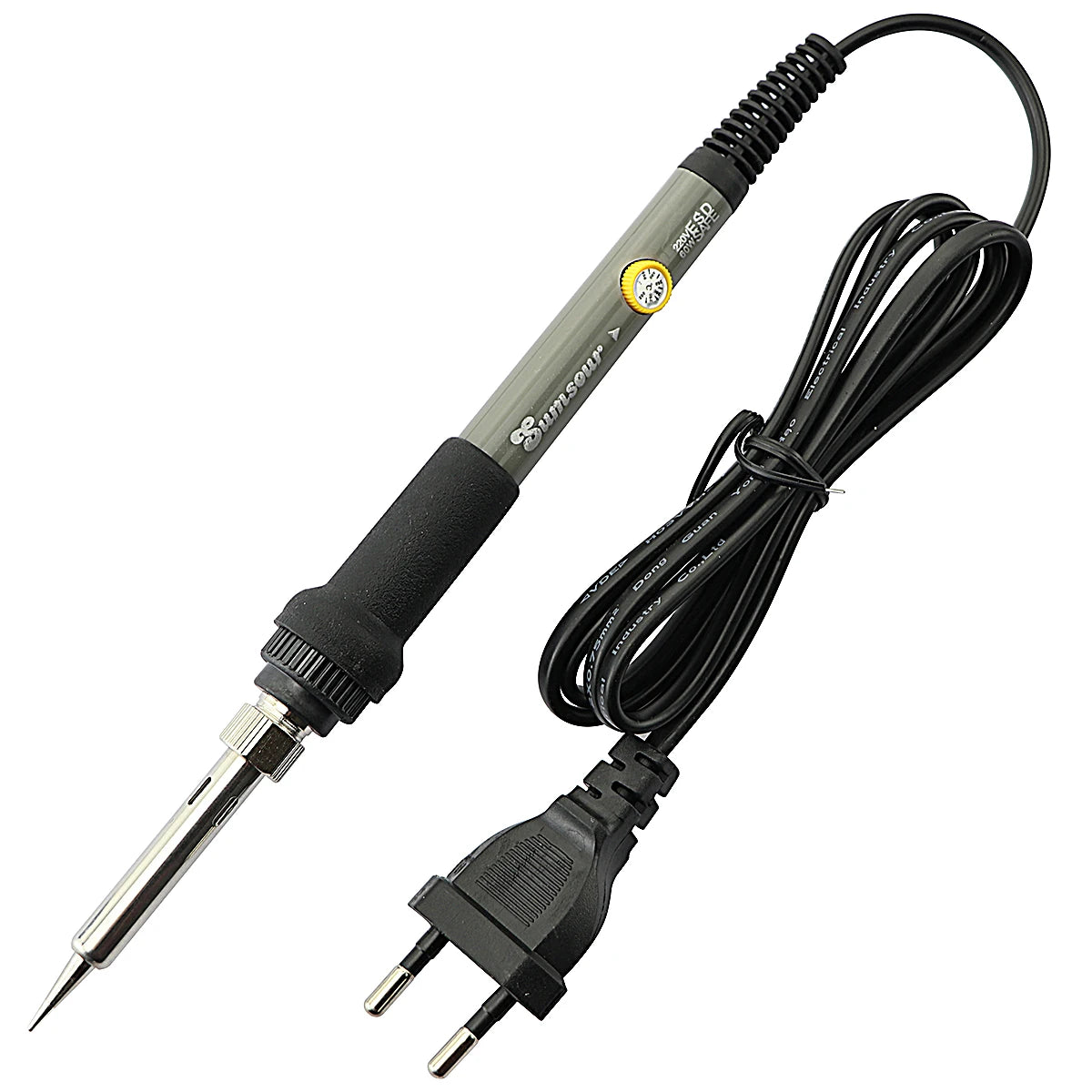 60W/80W Digital Soldering Iron - LCD Adjustable Temperature Welding Repair Tool with Solder Tips