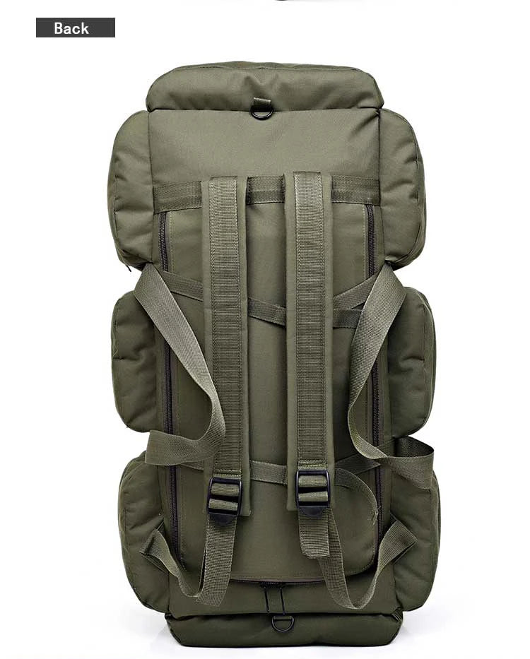100L Large Travel Backpack & Camping Bag - Tactical Hiking, Trekking & Carry-On Duffel for Men