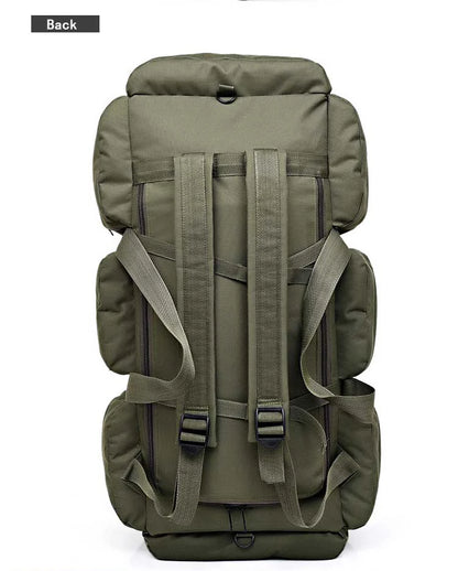100L Large Travel Backpack & Camping Bag - Tactical Hiking, Trekking & Carry-On Duffel for Men