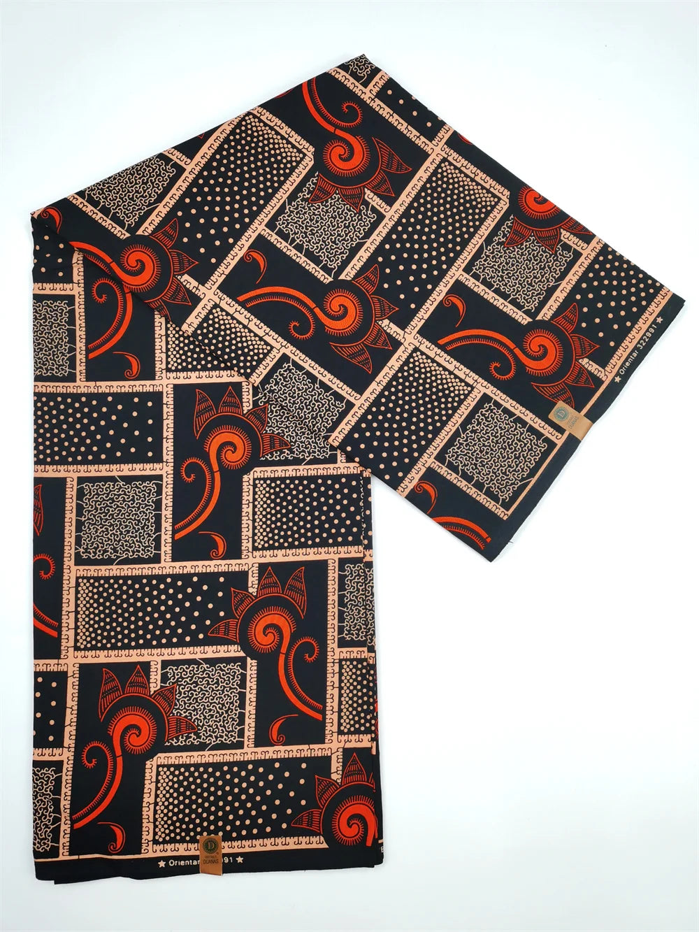 African Ankara Wax Print Fabric - 100% Cotton Nigerian Designer Pagne for Sewing & DIY Party Dresses
