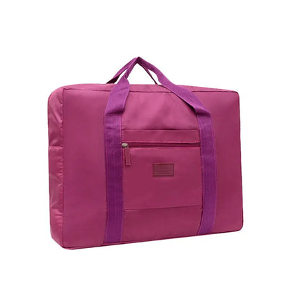Fashion Foldable Travel Duffel Bag — Lightweight Weekender Tote for Men & Women, Carry-On Luggage Bag