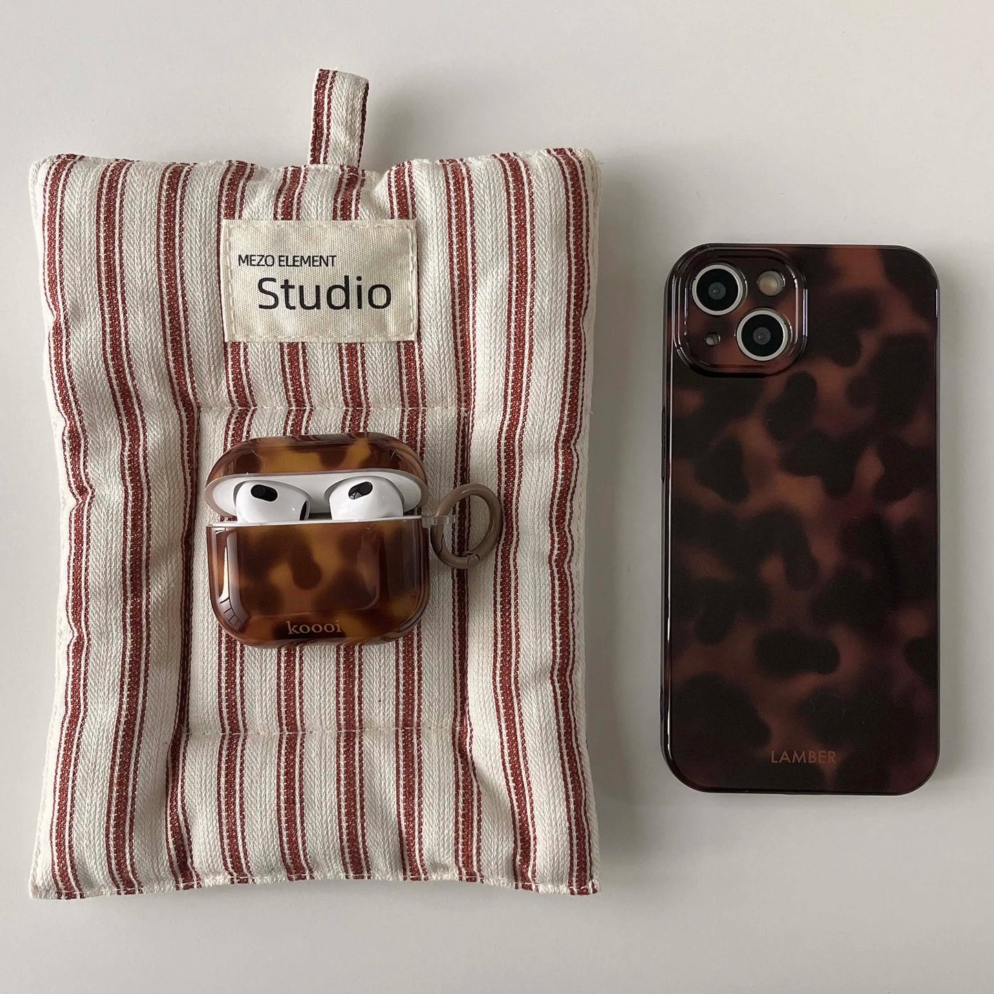 Cool IMD Amber Earphone Case — Protective Cover for Apple AirPods 1/2/3/4 & AirPods Pro 2 Wireless Bluetooth Charging Box