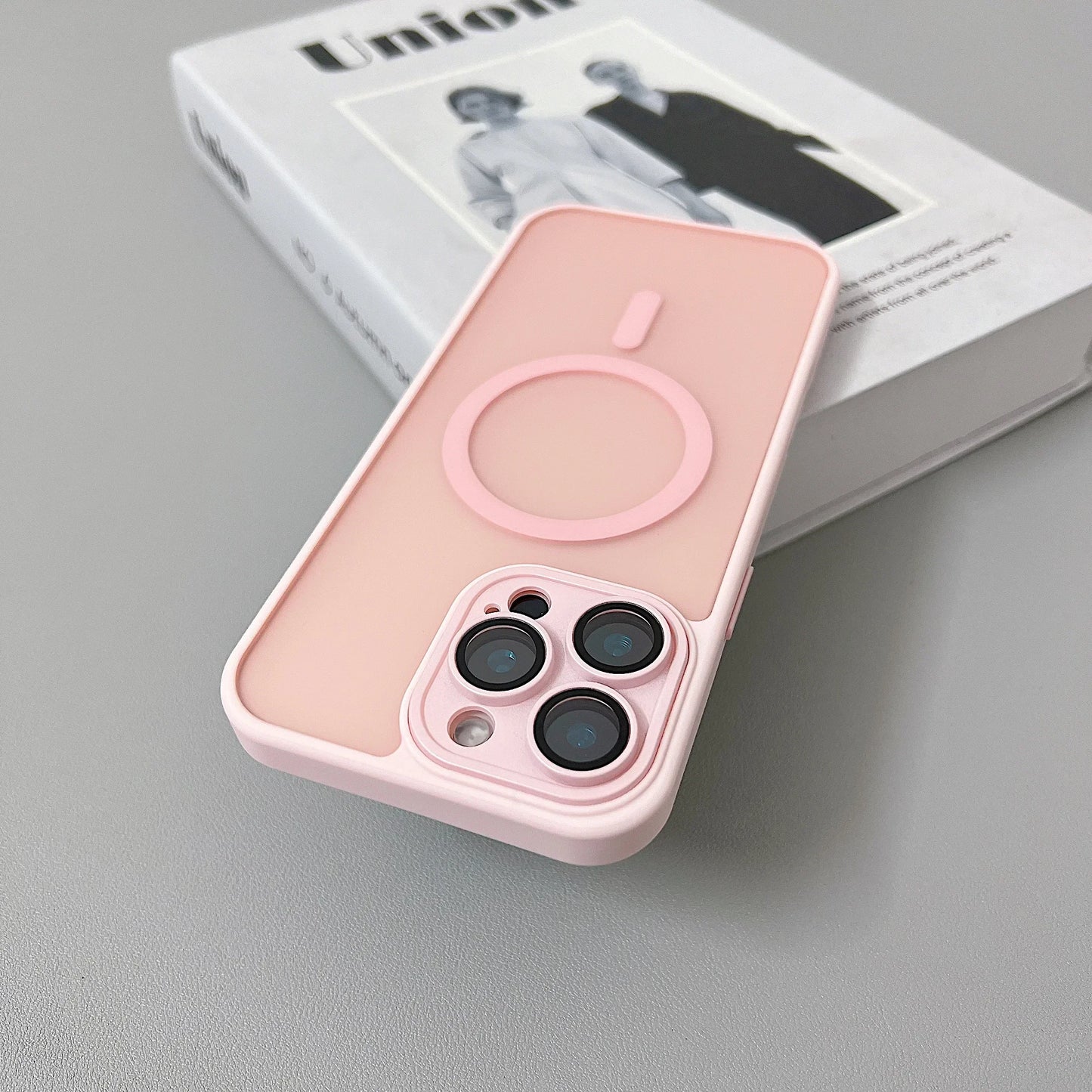 Magnetic Matte Translucent Armor Case - Shockproof Magsafe Compatible Cover for iPhone 17 16 15 14 13 12 11 Pro Max Plus