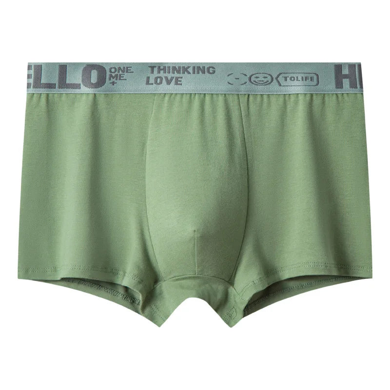 1/5PCS Men's Breathable Underwear – Comfy, Quick-Drying Stretchy Boxer Trunks, Sexy & Trendy Boxer Panties