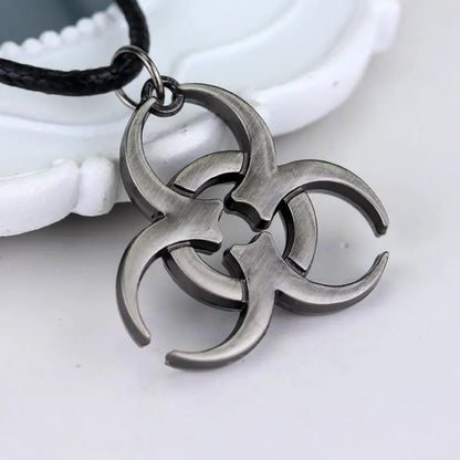 Resident Evil Symbol Necklace - Unisex Pendant Chain for Cosplay, Parties & Fan Gifts