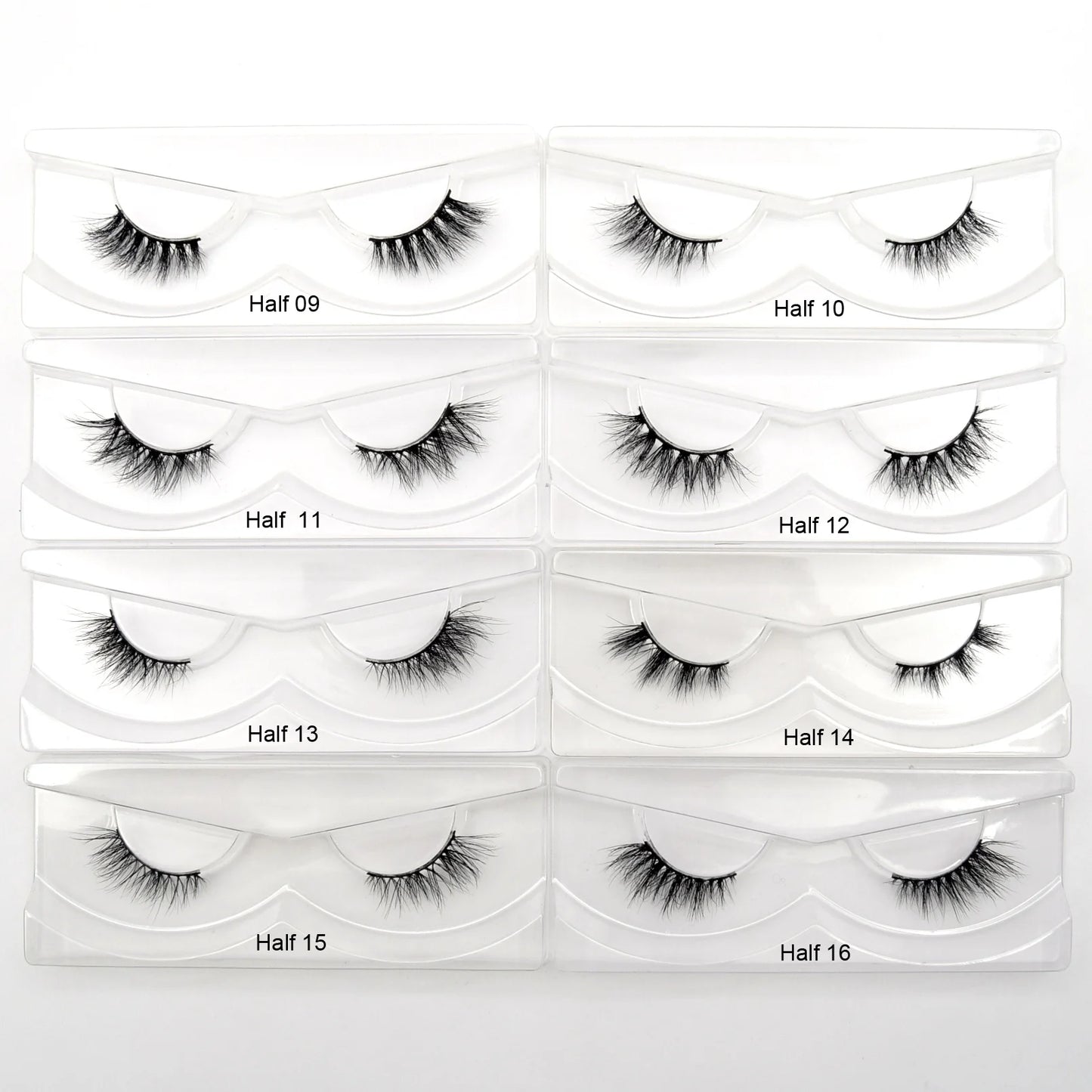 Visofree 3D Mink Eyelashes – 30/40/100 Pairs Handmade Full Strip Lashes with Tray, Cruelty-Free False Lashes for Makeup