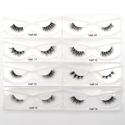 Visofree 3D Mink Eyelashes – 30/40/100 Pairs Handmade Full Strip Lashes with Tray, Cruelty-Free False Lashes for Makeup
