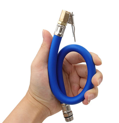 Car Tire Air Inflator Extension Hose – Twist Lock Air Chuck Adapter for Bike & Motorcycle Pump