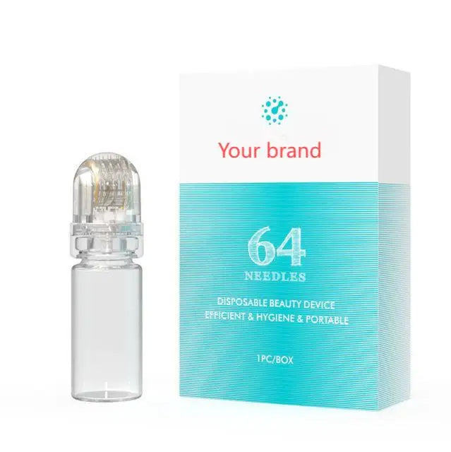 Hydra Needle Titanium Derma Roller & Serum Applicator for Face & Beard Growth - 0.2mm/0.25mm/0.3mm