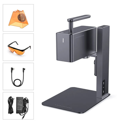 LASERPECKER LP2 Handheld Laser Engraver – Portable 5W Laser Cutting & Engraving Machine with Bluetooth CNC DIY SuperFast Technology