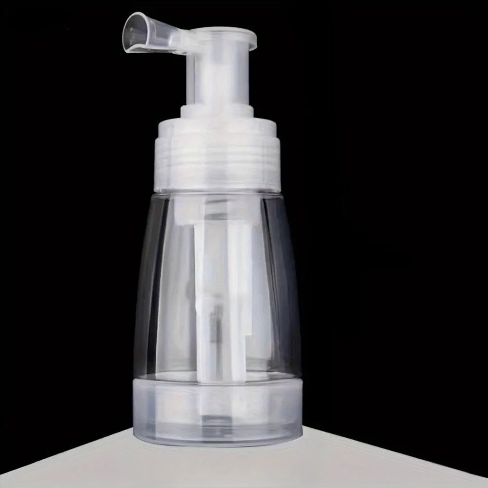 140ml Powder Atomizer Bottle - Rotating Talcum, Lotion & Emulsion Dispenser for Barber, Salon & Travel Use