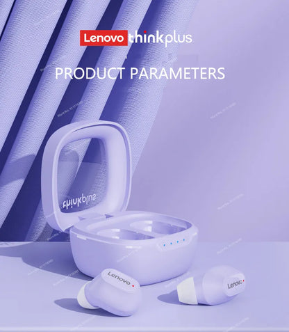 Lenovo XT62 Bluetooth 5.3 Earphones — Wireless TWS HiFi Sport Headset with Noise Reduction, Mic & Touch Control