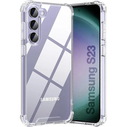 Hybrid Shockproof Clear Hard Case for Samsung Galaxy S25/S24/S23/S22 Plus/S22 Ultra/S21 FE & A56/A36/A54/A34/A53/A33