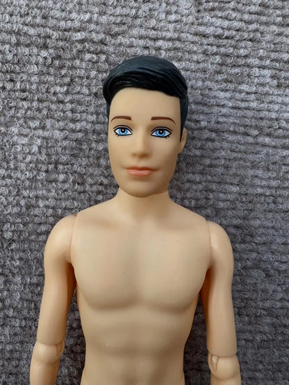 1/6 Boys Doll – 30cm Movable Joint Male Figure, Solid DIY Toy for Kids Birthday Gifts