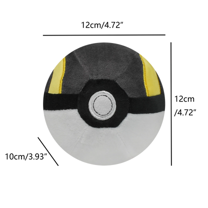 Master Ball, Great Ball & Ultra Ball Plush Toys – Soft Stuffed Backpack Pendant & Birthday Decoration Gift