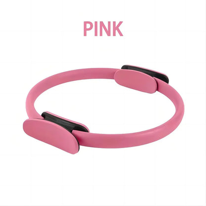 5-Piece Pilates Resistance Ring Set - Yoga Fitness Exercise Bands for Women & Girls