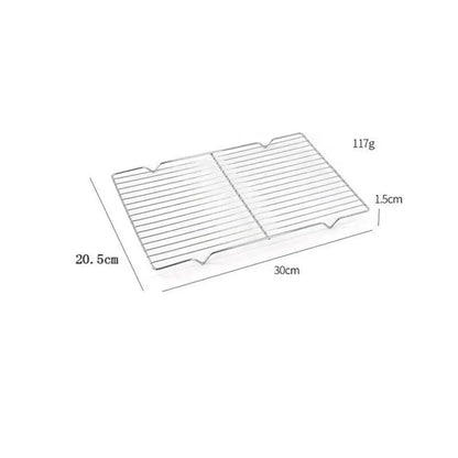 Nonstick Cake Cooling Rack - Metal Baking Grid Tray for Cookies, Bread, Biscuits & Pastry Cooling