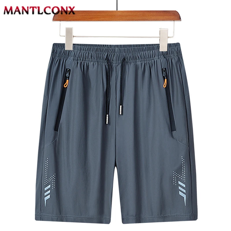 Men's Summer Sport Shorts – Cool Running, Gym & Fitness Training Shorts in Black and Gray
