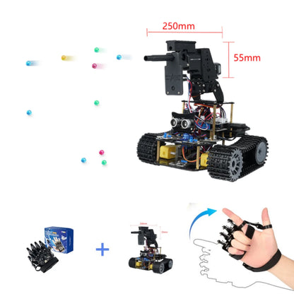 ACEBOTT Sensing Gloves Robot Car Kit - Gesture Control Smart Motion-Sensing Car for Arduino Learning & DIY Projects