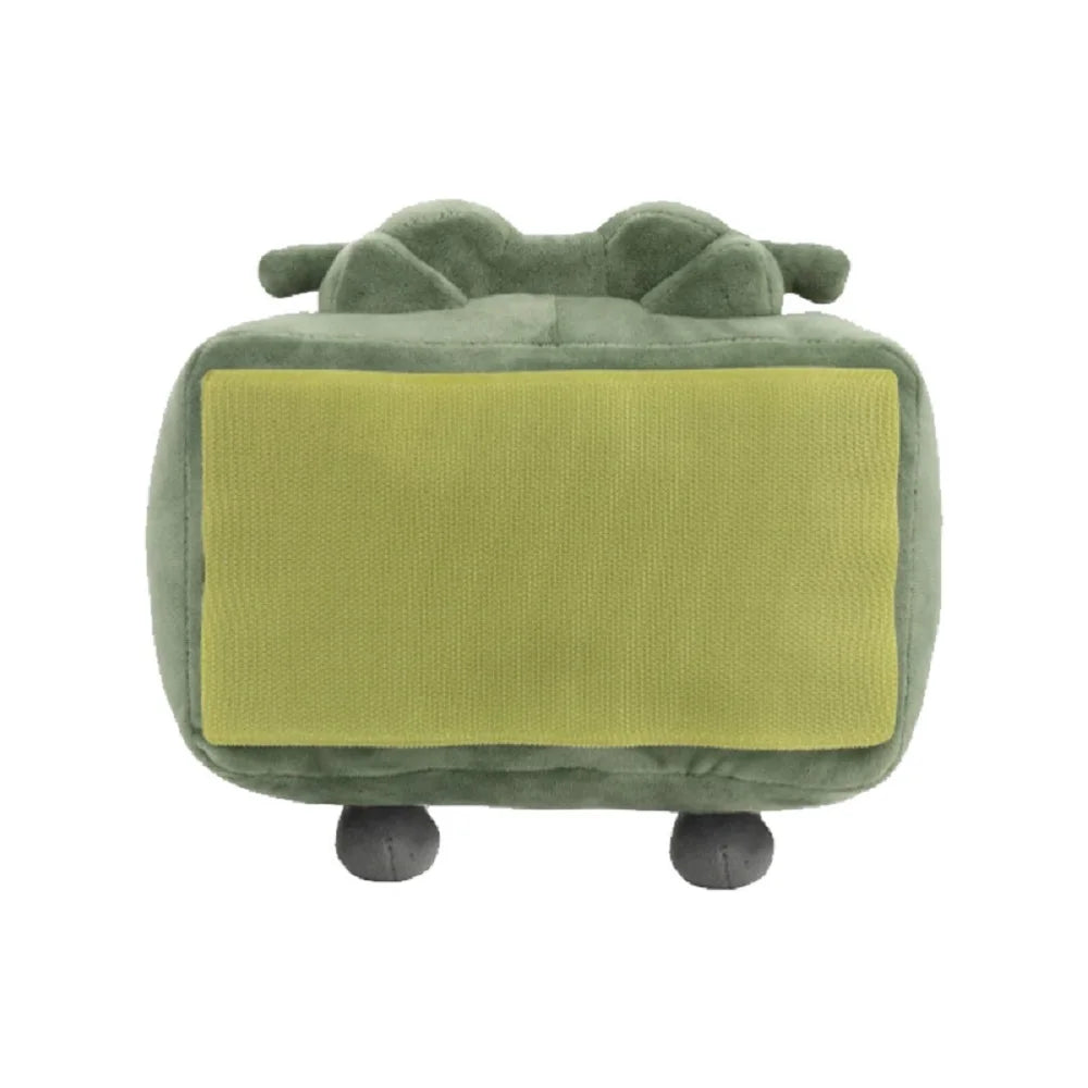 20CM Kawaii Claymore Green Square Plush Doll – Soft Clay Plush Pillow Toy, Collectible Anime Style Gift for Kids Birthday & Decor