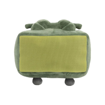20CM Kawaii Claymore Green Square Plush Doll – Soft Clay Plush Pillow Toy, Collectible Anime Style Gift for Kids Birthday & Decor