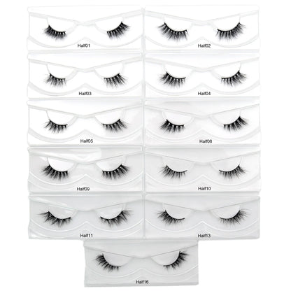 Visofree 3D Mink Eyelashes – 30/40/100 Pairs Handmade Full Strip Lashes with Tray, Cruelty-Free False Lashes for Makeup