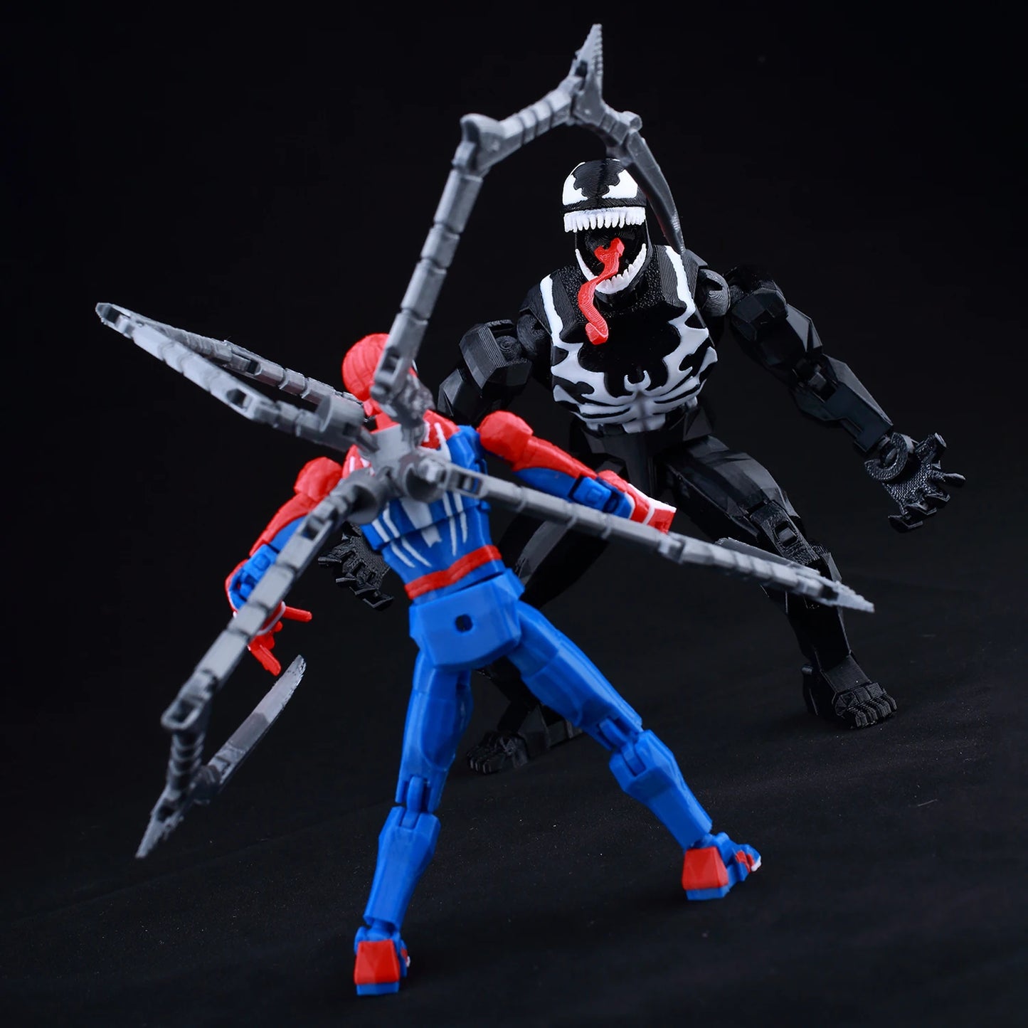 9L3D Lucky13 T13 Action Figures — 3D Printed Deadpool, Wolverine, Batman, Spider-Man & Venom Anime Model Toys, Collectible Gift
