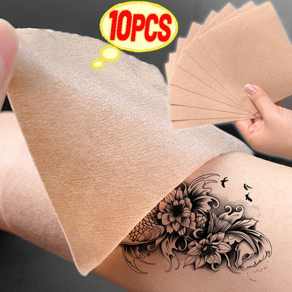 Invisible Skin-Tone Tattoo Cover Patches - Natural-Looking Birthmark Concealer for Arms, Legs, Back, and Post-Surgery Coverage