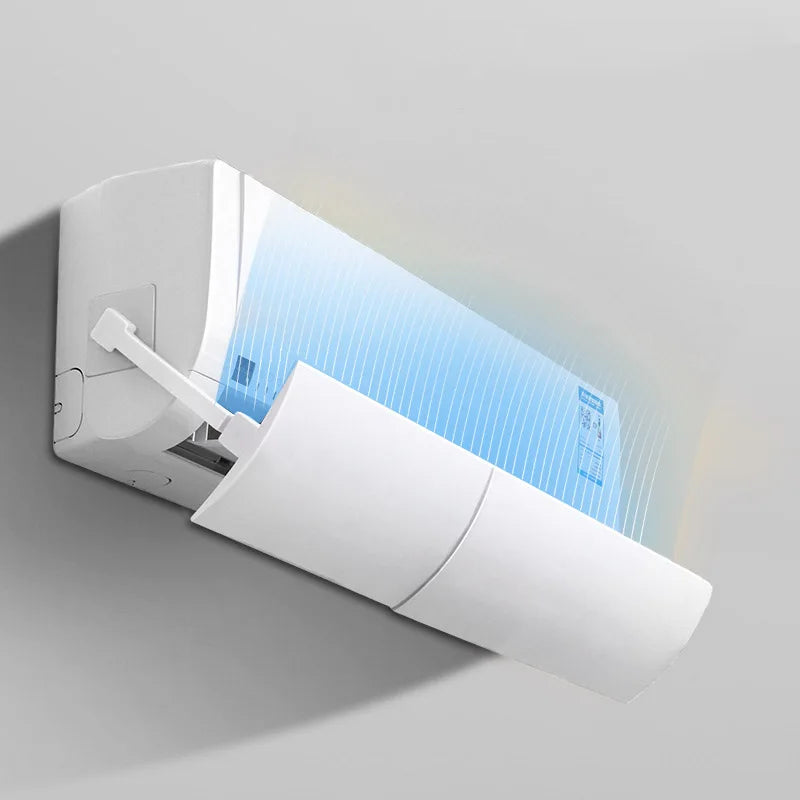 Adjustable Hanging Air Conditioning Deflector – Anti-Direct Blowing Windshield Baffle for Home AC