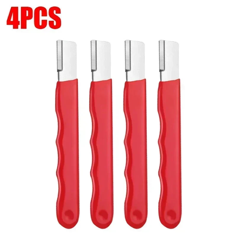 Portable Knife Sharpener - Alloy Steel Manual Knife & Scissor Sharpening Tool