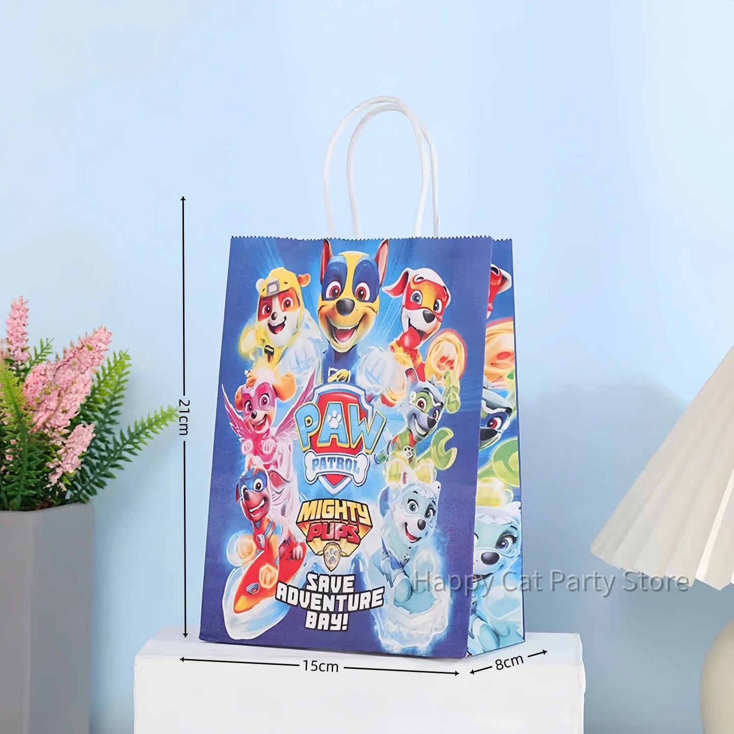 PAW Patrol Birthday Gift Bags – Skye & Paw Patrol Candy Party Favor Bags for Boys & Girls Party Supplies & Treat Packaging